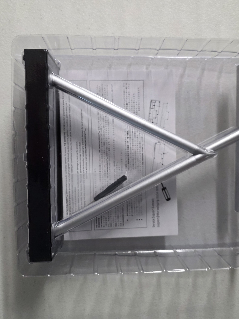 The Swinging Sticks Kinetic Energy Sculpture Desktop Toy Version - Picture 6 of 14